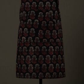 Black - cotton apron with pocket 85 - handcrafted