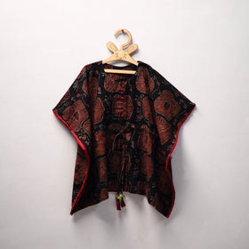 Black - cotton kids kaftan (3-4 years) 26 - handcrafted