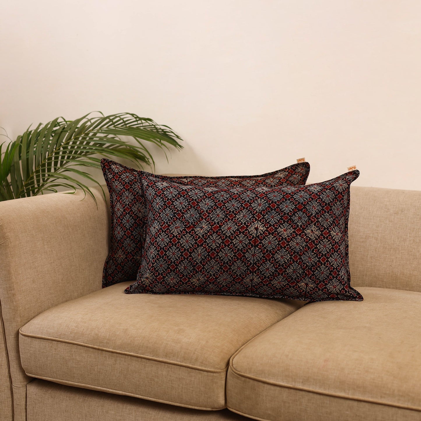 Cotton pillow covers (set of 2) 32 - handcrafted