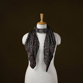 Modal silk pendant necklace scarf 37 - handcrafted