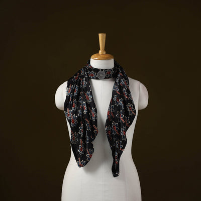 Modal silk pendant necklace scarf 41 - handcrafted