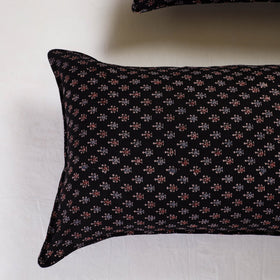 Black - pillow cover (set of 2) 10 - handcrafted