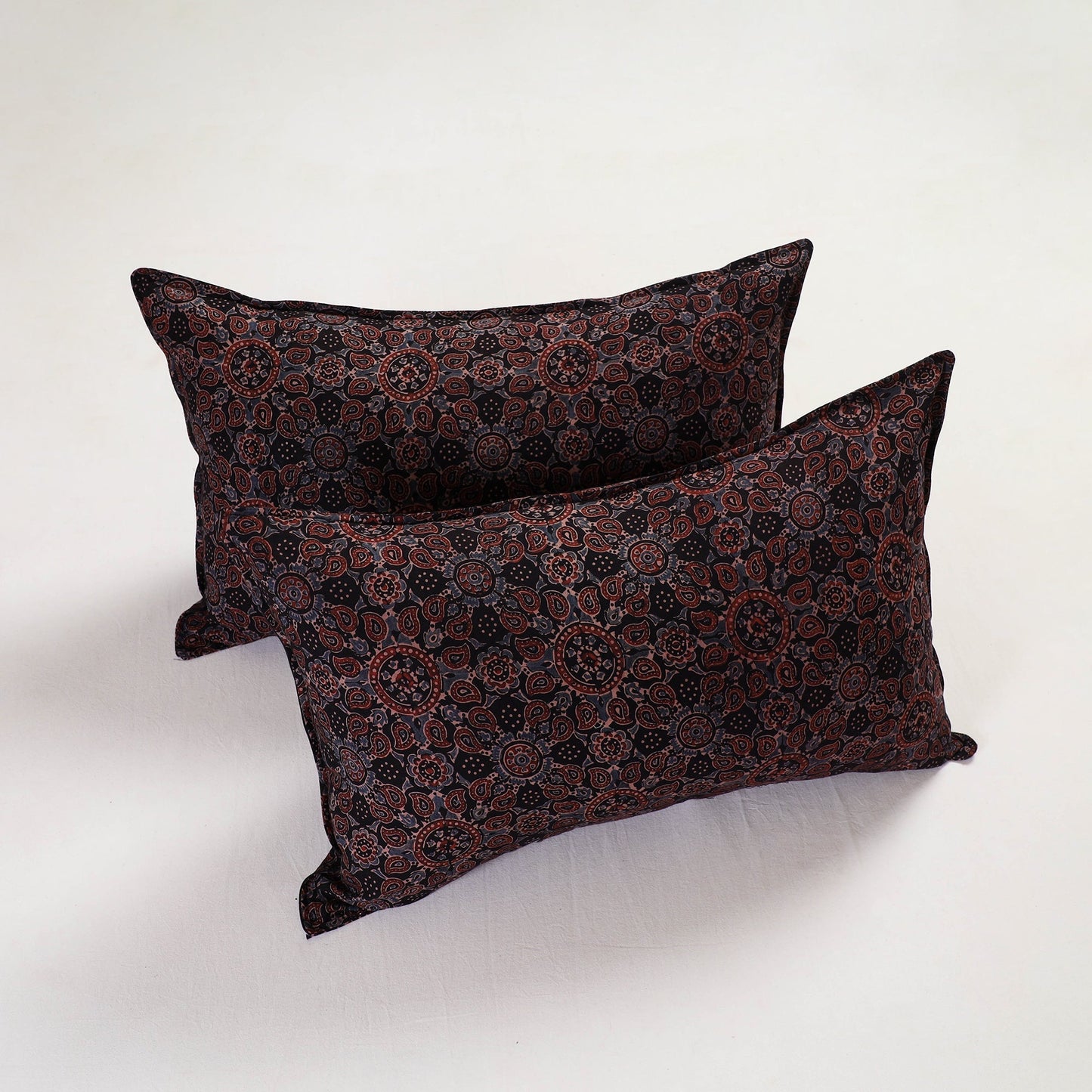Black - pillow cover (set of 2) 18 - handcrafted
