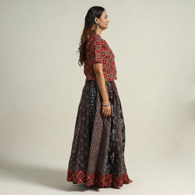 Ajrakh Patchwork Skirt 
