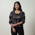 Ajrakh Cotton Crop Top | Handcrafted Elegance