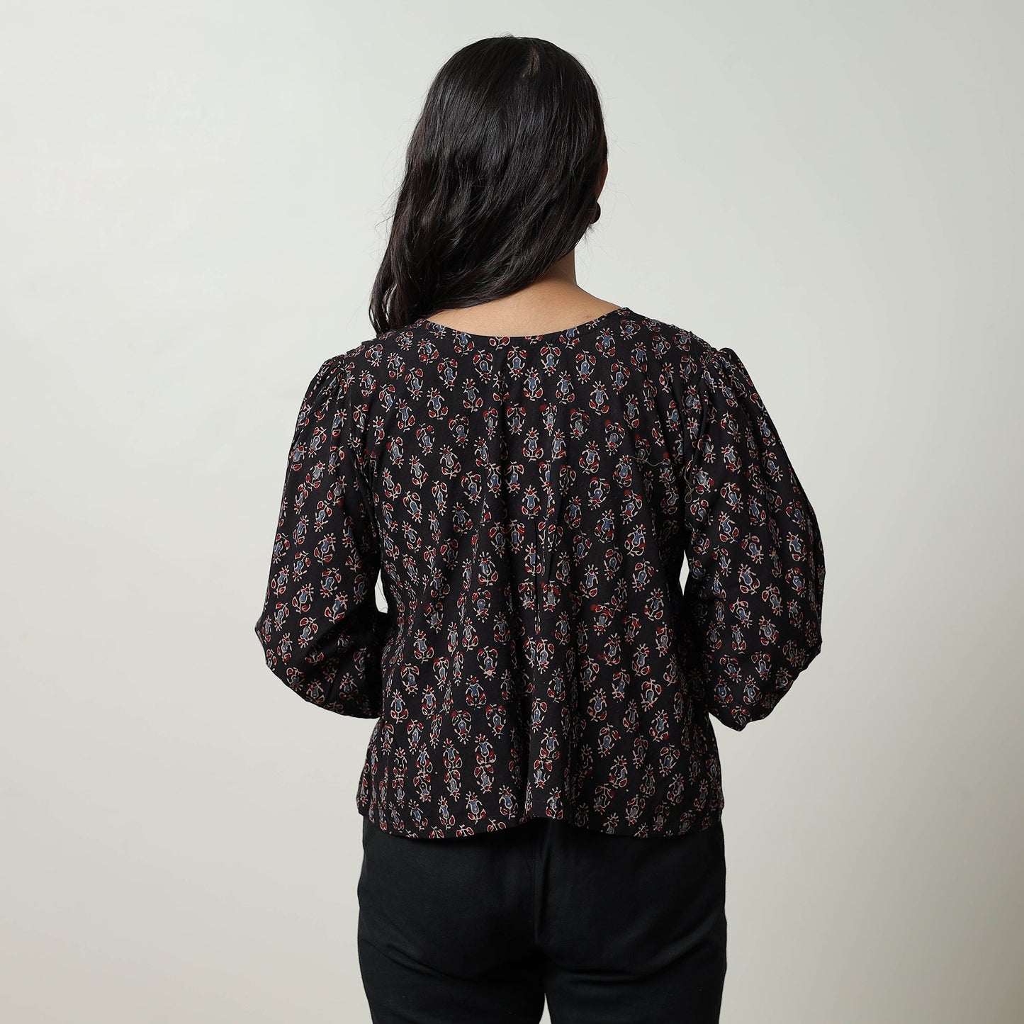 Ajrakh Crop Top