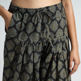 Buy  Ajrakh Block Printed Cotton Elasticated Salwar 07 Online at iTokri.com