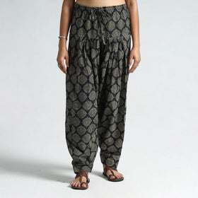 Buy  Ajrakh Block Printed Cotton Elasticated Salwar 07 Online at iTokri.com