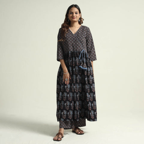 ajrakh kurta with palazzo set 