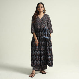ajrakh kurta with palazzo set 