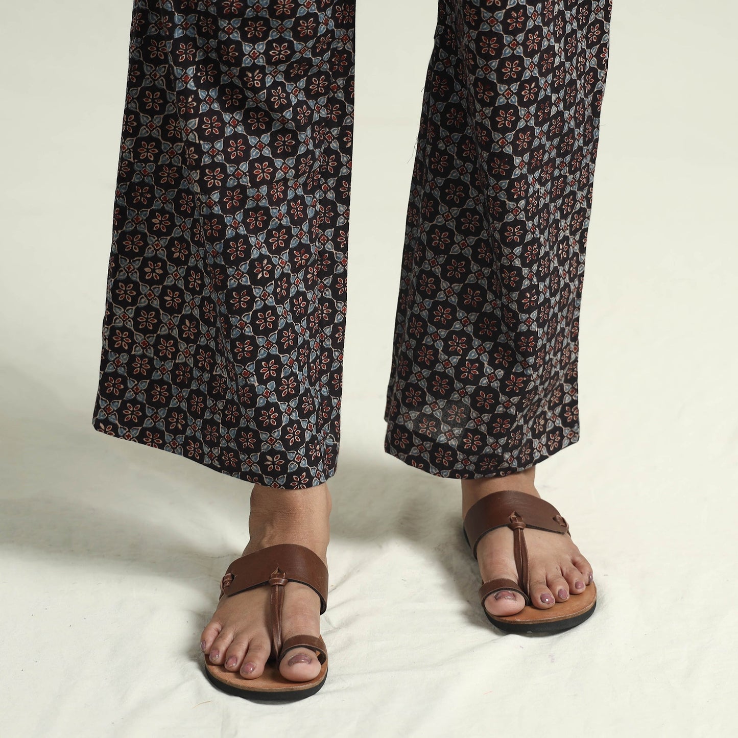 ajrakh kurta with palazzo set 