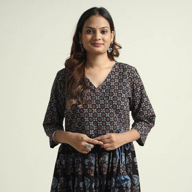 ajrakh kurta with palazzo set 