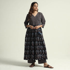 ajrakh kurta with palazzo set 