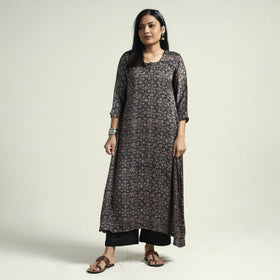 Ajrakh Modal Silk Kurta with Palazzo Set