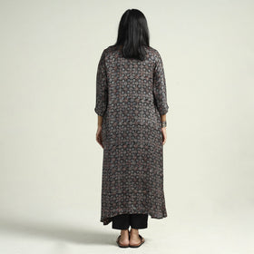 Ajrakh Modal Silk Kurta with Palazzo Set