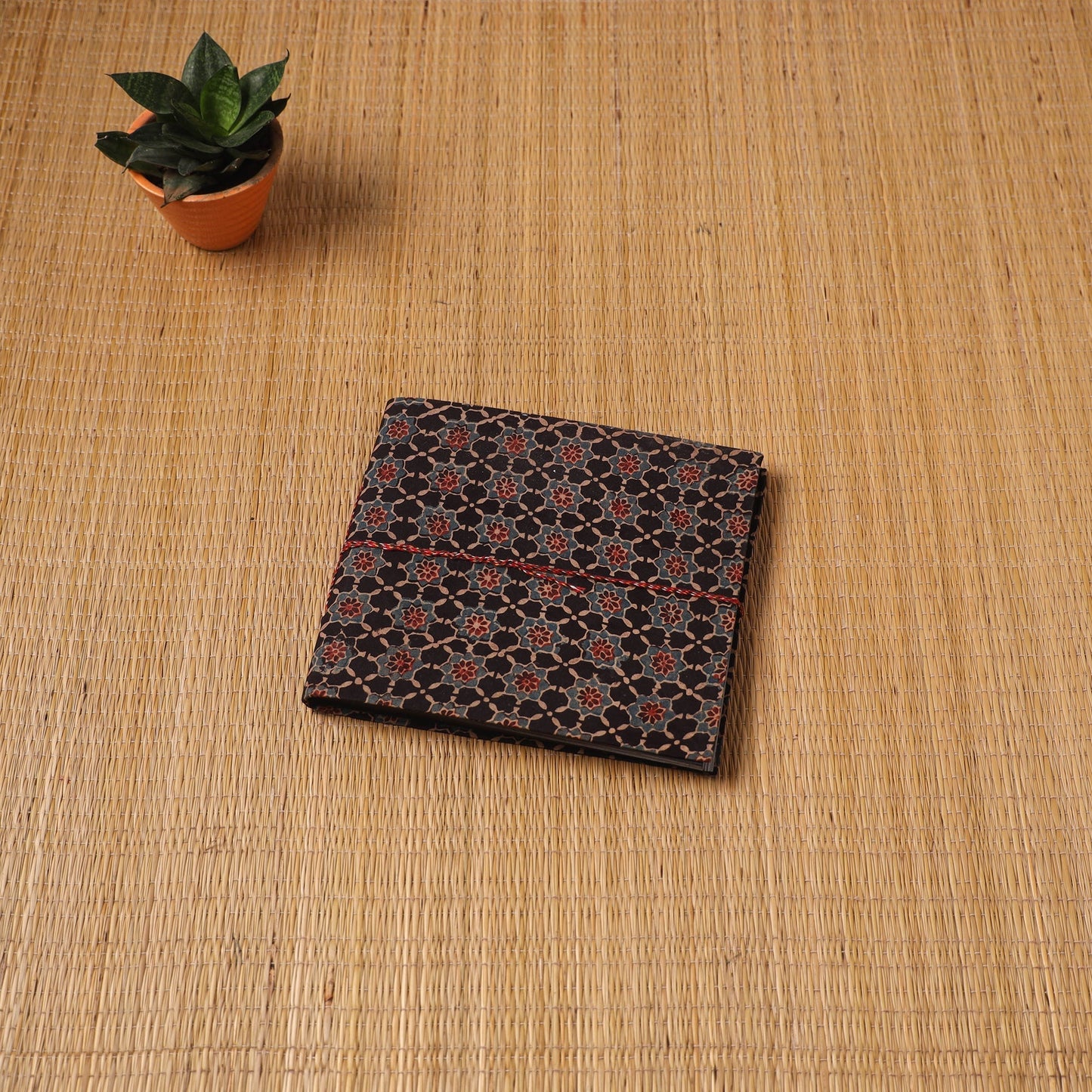 Fabric cover handmade paper photo album (9 x 10 in) 78