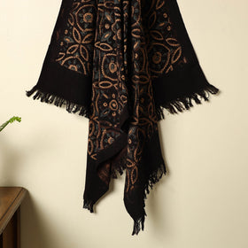  Brown Handloom Block Print Cotton Ajrakh Towel