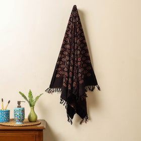 block printed towel