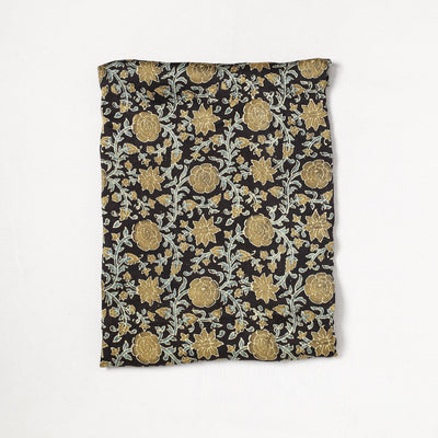  Ajrakh Hand Block Printed Modal Silk Precut Fabric  58 