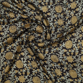 Ajrakh Hand Block Printed Modal Silk Precut Fabric  58 