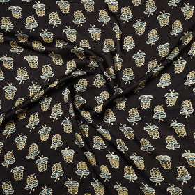  Ajrakh Hand Block Printed Modal Silk Precut Fabric  55 