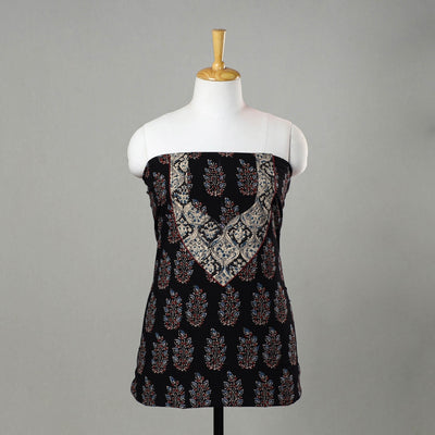  Traditional Ajrakh Print Kurta Material Online in India