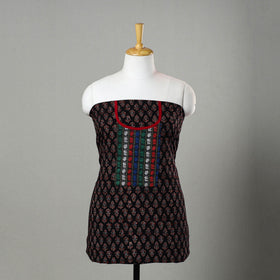 Traditional Ajrakh Print Kurta Material Online in India