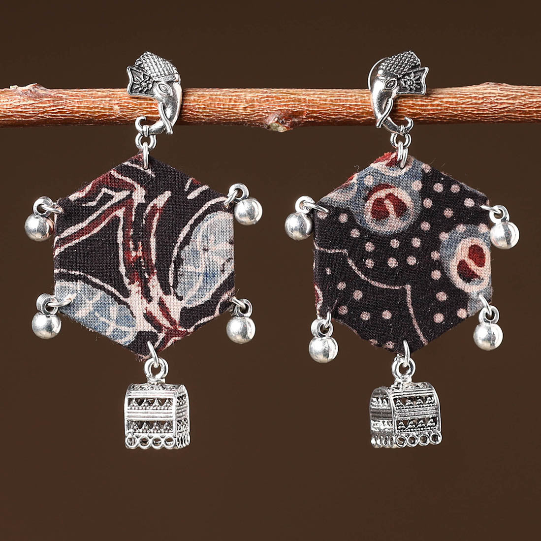 Buy Alisha Handcrafted GS Fabart Earrings