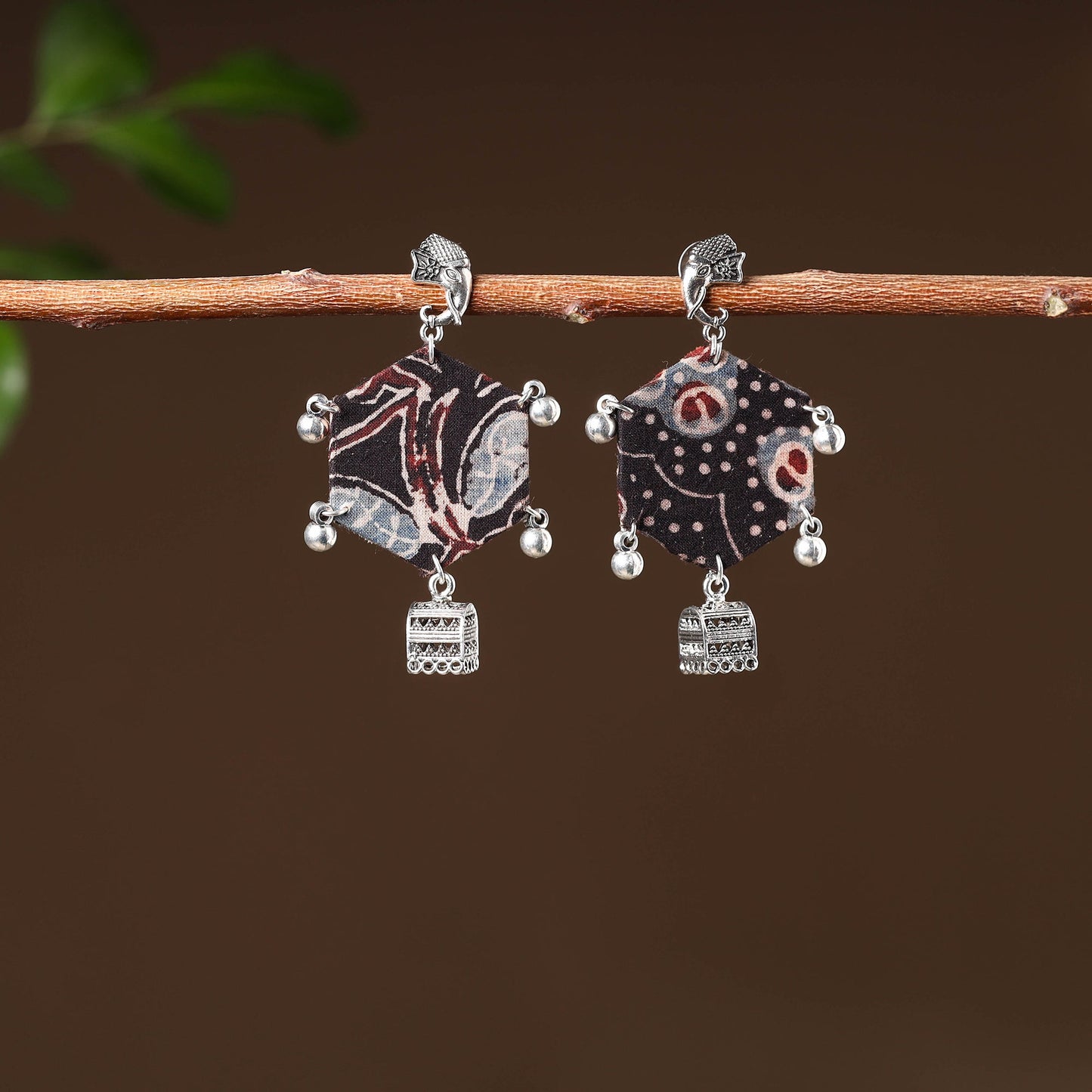 Buy Alisha Handcrafted GS Fabart Earrings