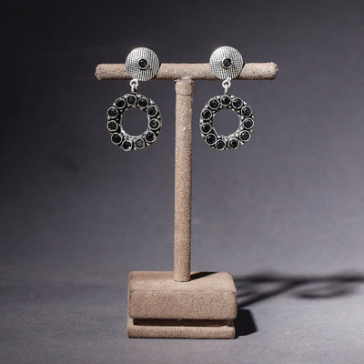  Antique Finish Oxidised German Silver Earrings 