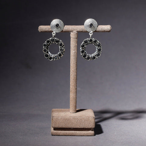  Antique Finish Oxidised German Silver Earrings 