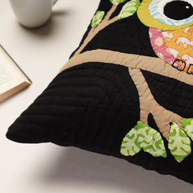  Applique Quilted Cotton Cushion Cover 