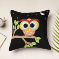  Applique Quilted Cotton Cushion Cover 