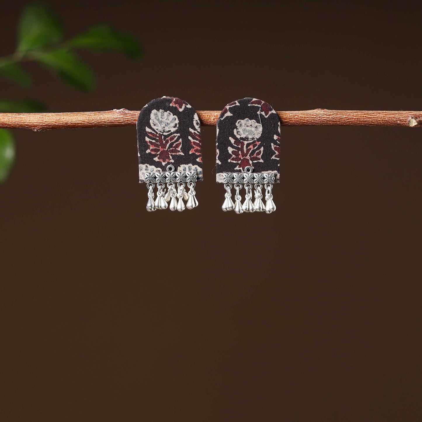 Buy Asiya Handcrafted GS Fabart Earrings 