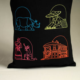 Black Cotton Canvas Tote Bag Online in India