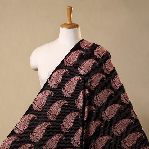 Multicolor Bagh Block Print Kantha Work Natural Dyed Cotton Fabric