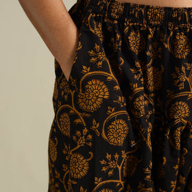 Black - bagh natural dyed cotton salwar 06 - handcrafted