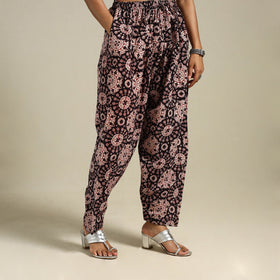 Black - bagh natural dyed cotton salwar 09 - handcrafted