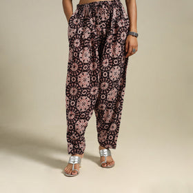 Black - bagh natural dyed cotton salwar 09 - handcrafted