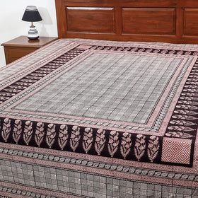 Buy Bagh Block Printed Cotton Double Bed Cover Online at iTokri.com