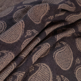  Bagh Block Printed Merino Wool Handloom Fabric 
