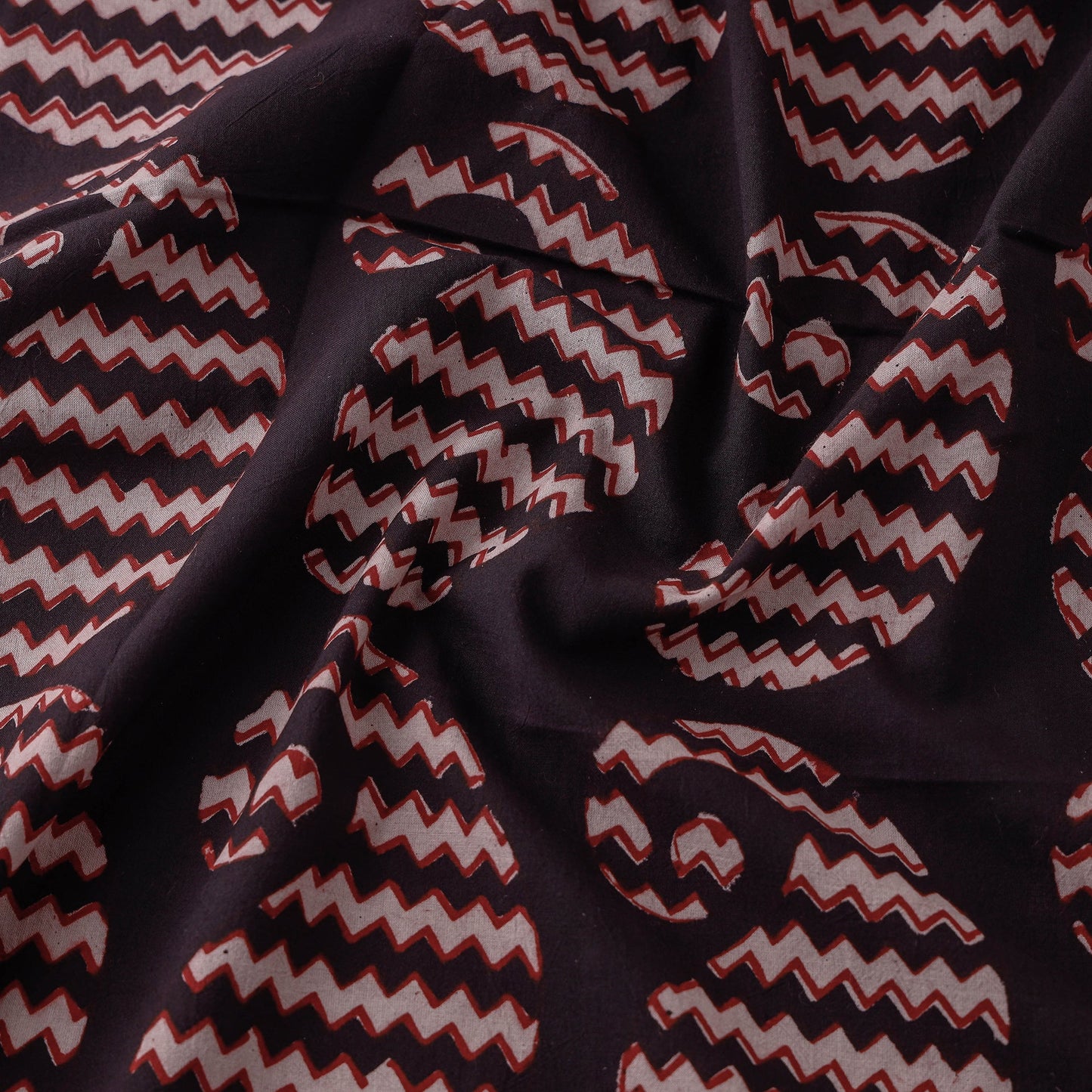 Bagh Block Printed Natural Dyed Cotton Fabric Online at iTokri.com