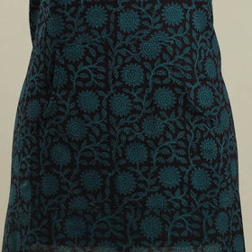 Buy Black Bagh Block Print Cotton Apron with Pocket