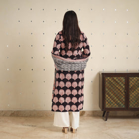 Black - bagh cotton suit set (set of 2) 01 - handcrafted