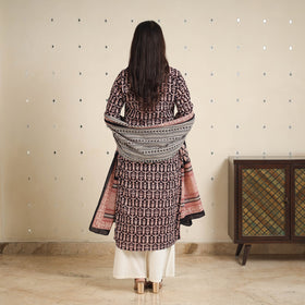 Black - bagh cotton suit set (set of 2) 03 - handcrafted