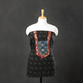 Black - bagh cotton unstitched kurta material