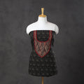 Black - bagh cotton unstitched kurta material