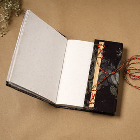 Bagh fabric cover handmade paper notebook with thread lock
