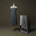Bagh hand block print natural dyed cotton 3pc unstitched