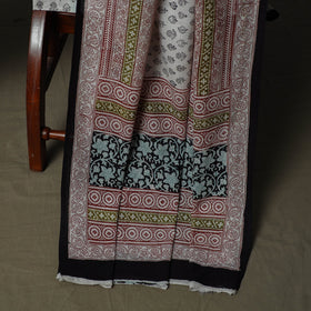 Bagh hand block print natural dyed cotton 3pc unstitched